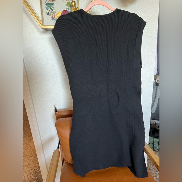 Abercrombie & Fitch Ribbed Short Sleeve Sweater Dress - Picture 2 of 2